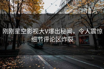 刚刚星空影视大V爆出秘闻，令人震惊细节评论区炸裂