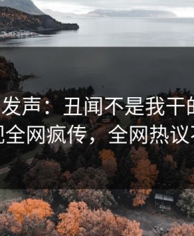 大V深夜发声：丑闻不是我干的！星空影视全网疯传，全网热议不断