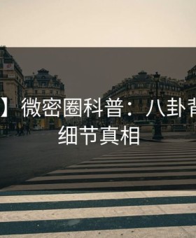 【震惊】微密圈科普：八卦背后10个细节真相